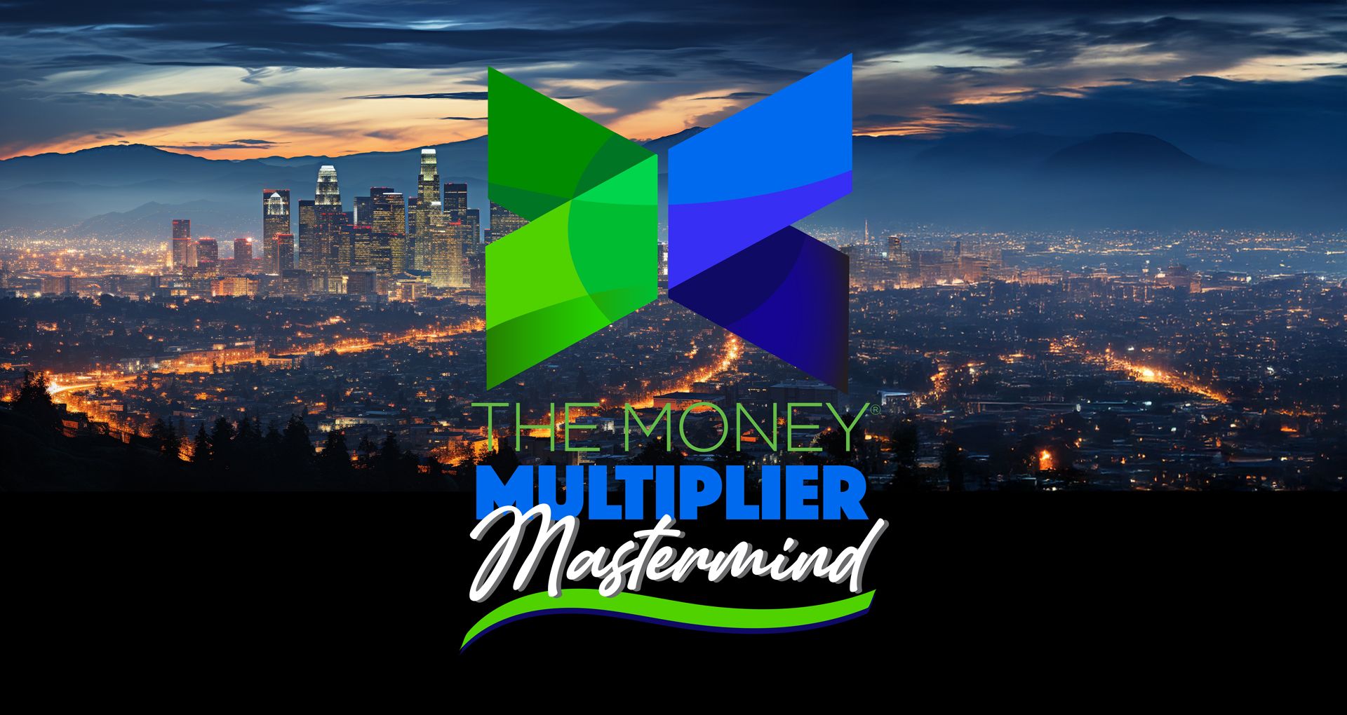 THE 2025 MONEY MULTIPLIER MASTERMIND with image of Denver skyline
