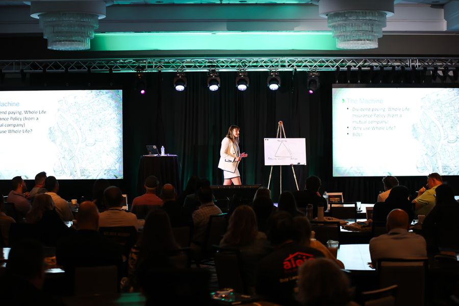 Hannah Kesler on stage